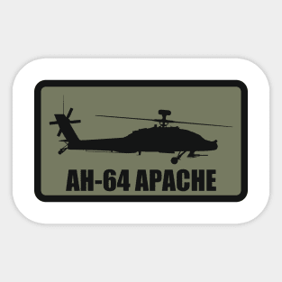 AH-64 Apache Subdued Patch Sticker